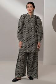 Zellbury Monochrome Printed Lawn Unstitched 2Pc Suit WUS25X20553