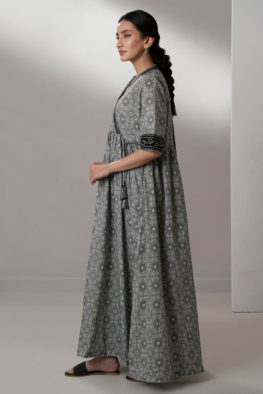 Zellbury Monochrome Printed Lawn Unstitched 2Pc Suit WUS25X20622
