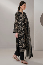 Zellbury Monochrome Printed Lawn Unstitched 2Pc Suit WUS25X20626
