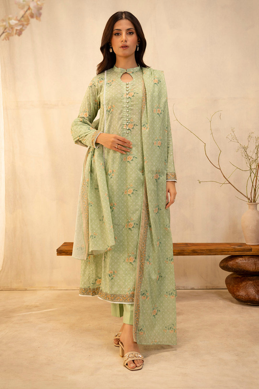 Zellbury Summer Printed Lawn Unstitched 3Pc Suit WUS25X30025