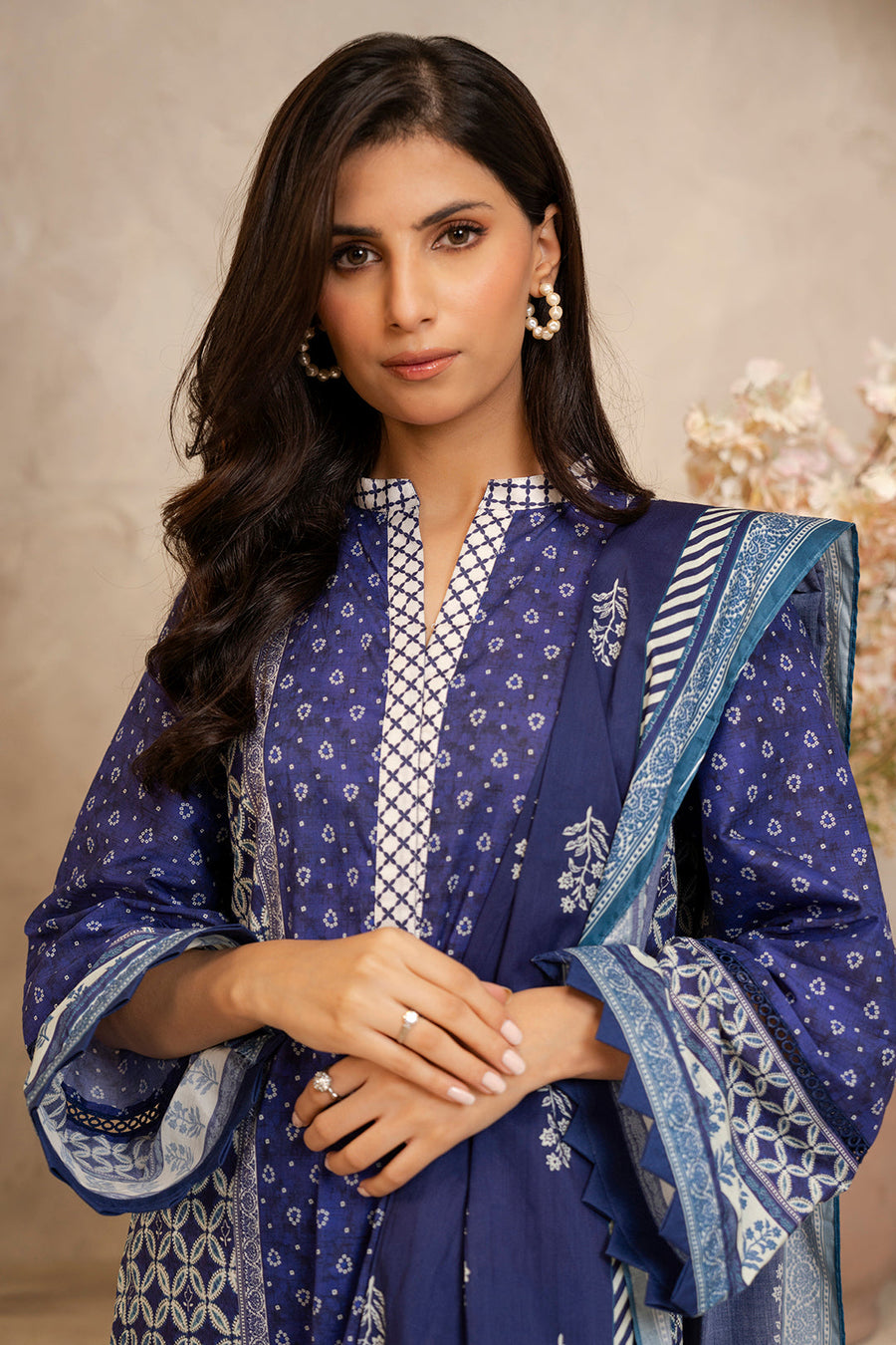 Zellbury Summer Printed Lawn Unstitched 3Pc Suit WUS25X30048