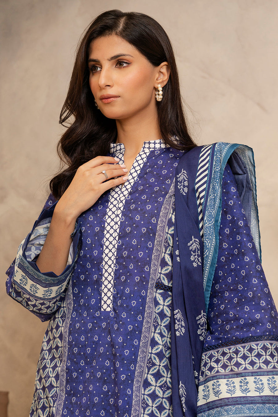 Zellbury Summer Printed Lawn Unstitched 3Pc Suit WUS25X30048