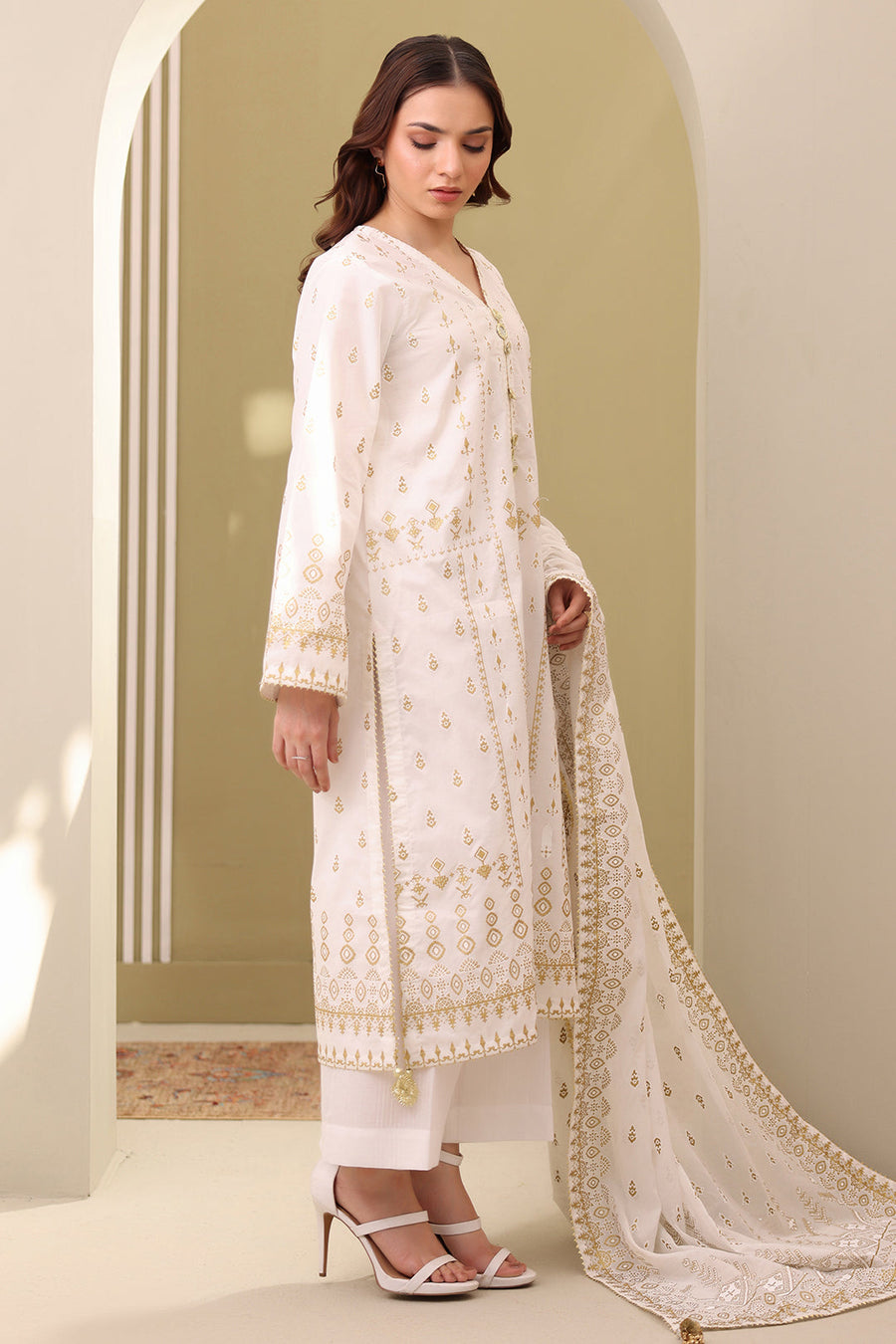 Zellbury Summer Printed Lawn Unstitched 3Pc Suit WUS25X30053