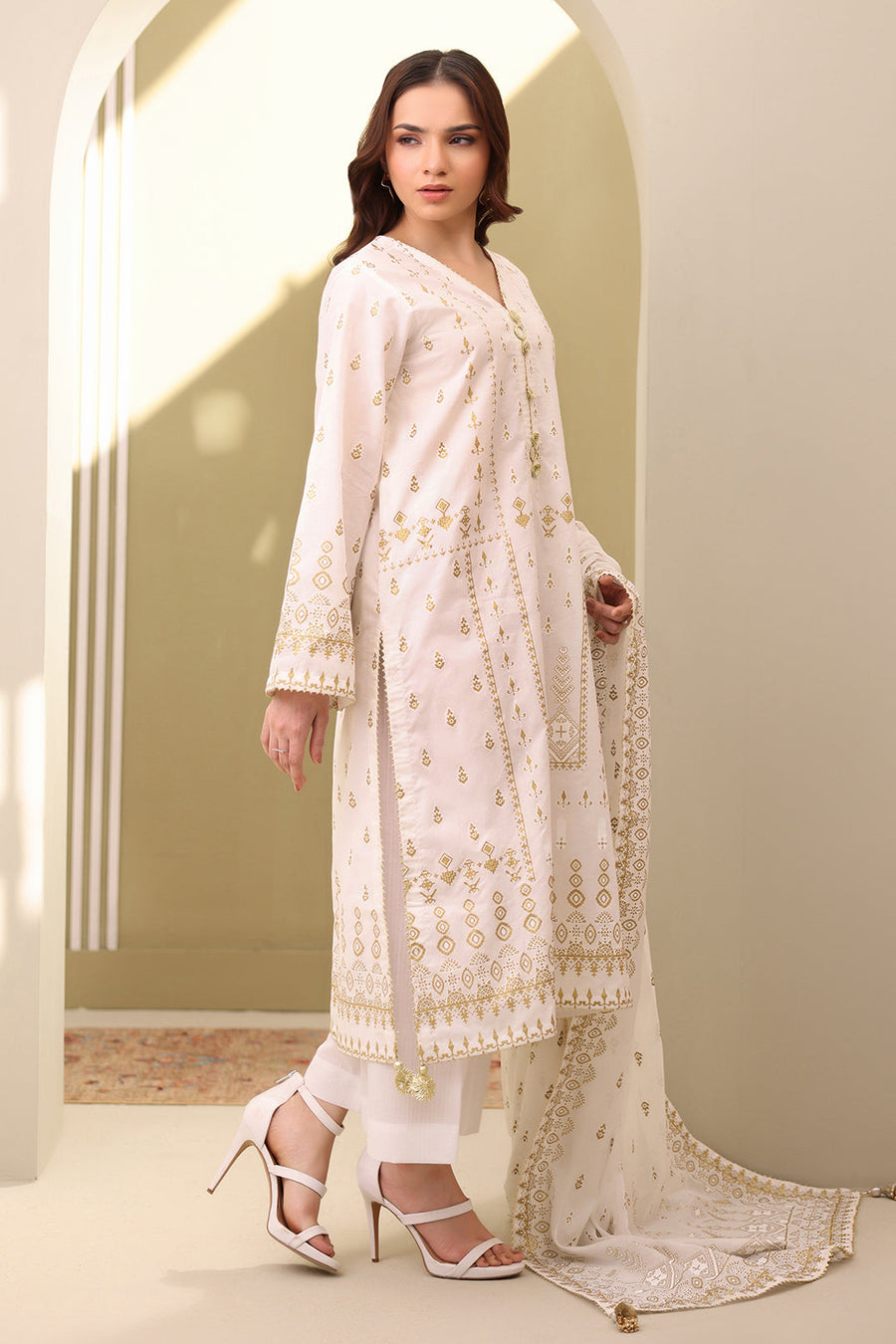 Zellbury Summer Printed Lawn Unstitched 3Pc Suit WUS25X30053