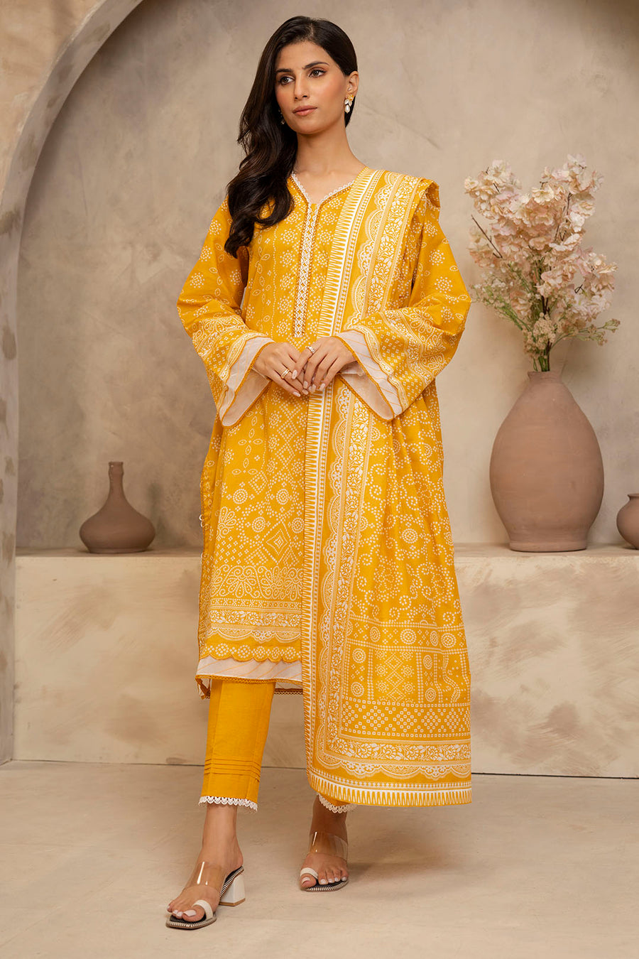 Zellbury Summer Printed Lawn Unstitched 3Pc Suit WUS25X30056