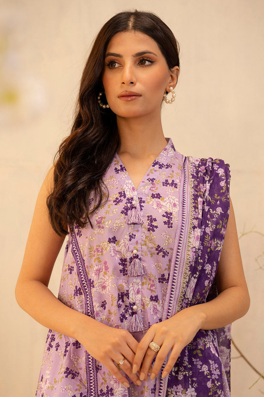 Zellbury Summer Printed Lawn Unstitched 3Pc Suit WUS25X30109