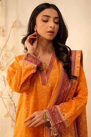 Zellbury Summer Printed Lawn Unstitched 3Pc Suit WUS25X30115