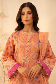 Zellbury Summer Printed Lawn Unstitched 3Pc Suit WUS25X30127