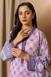 Zellbury Summer Printed Lawn Unstitched 3Pc Suit WUS25X30178