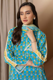 Zellbury Summer Printed Lawn Unstitched 3Pc Suit WUS25X30180