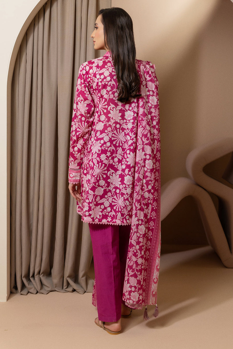 Zellbury Summer Printed Lawn Unstitched 3Pc Suit WUS25X30181