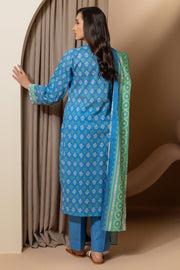 Zellbury Summer Printed Lawn Unstitched 3Pc Suit WUS25X30184