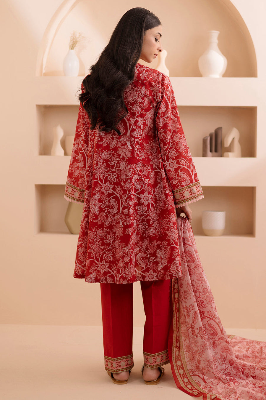 Zellbury Summer Printed Lawn Unstitched 3Pc Suit WUS25X30185