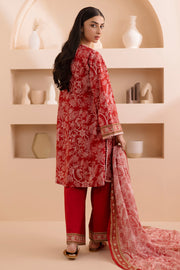 Zellbury Summer Printed Lawn Unstitched 3Pc Suit WUS25X30185