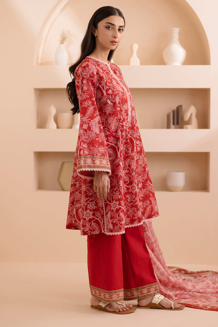Zellbury Summer Printed Lawn Unstitched 3Pc Suit WUS25X30185