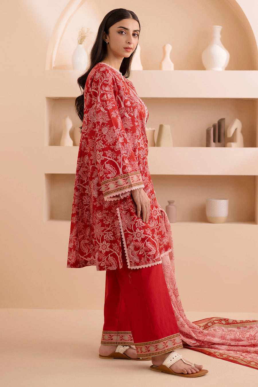 Zellbury Summer Printed Lawn Unstitched 3Pc Suit WUS25X30185
