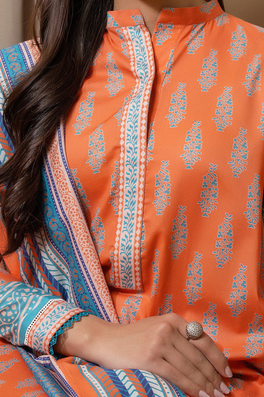 Zellbury Summer Printed Lawn Unstitched 3Pc Suit WUS25X30186