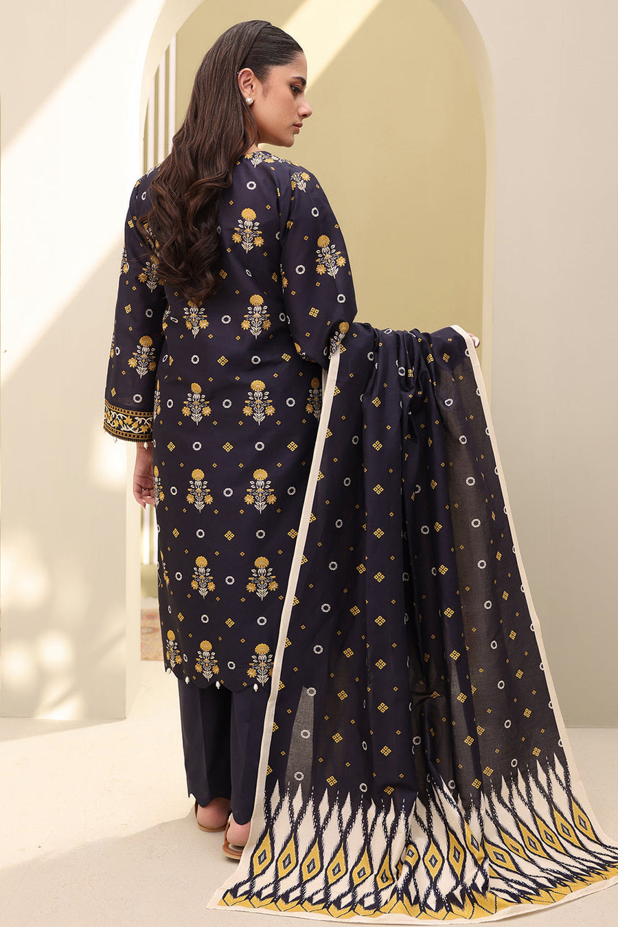 Zellbury Summer Printed Lawn Unstitched 3Pc Suit WUS25X30191