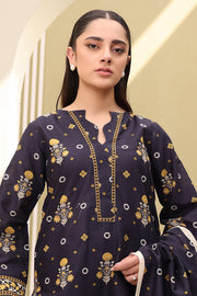 Zellbury Summer Printed Lawn Unstitched 3Pc Suit WUS25X30191