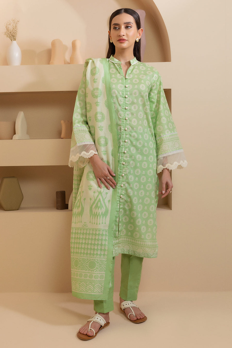 Zellbury Summer Printed Lawn Unstitched 3Pc Suit WUS25X30202