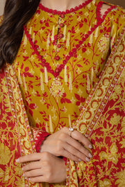 Zellbury Summer Printed Lawn Unstitched 3Pc Suit WUS25X30247