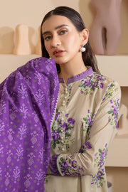 Zellbury Summer Printed Lawn Unstitched 3Pc Suit WUS25X30248