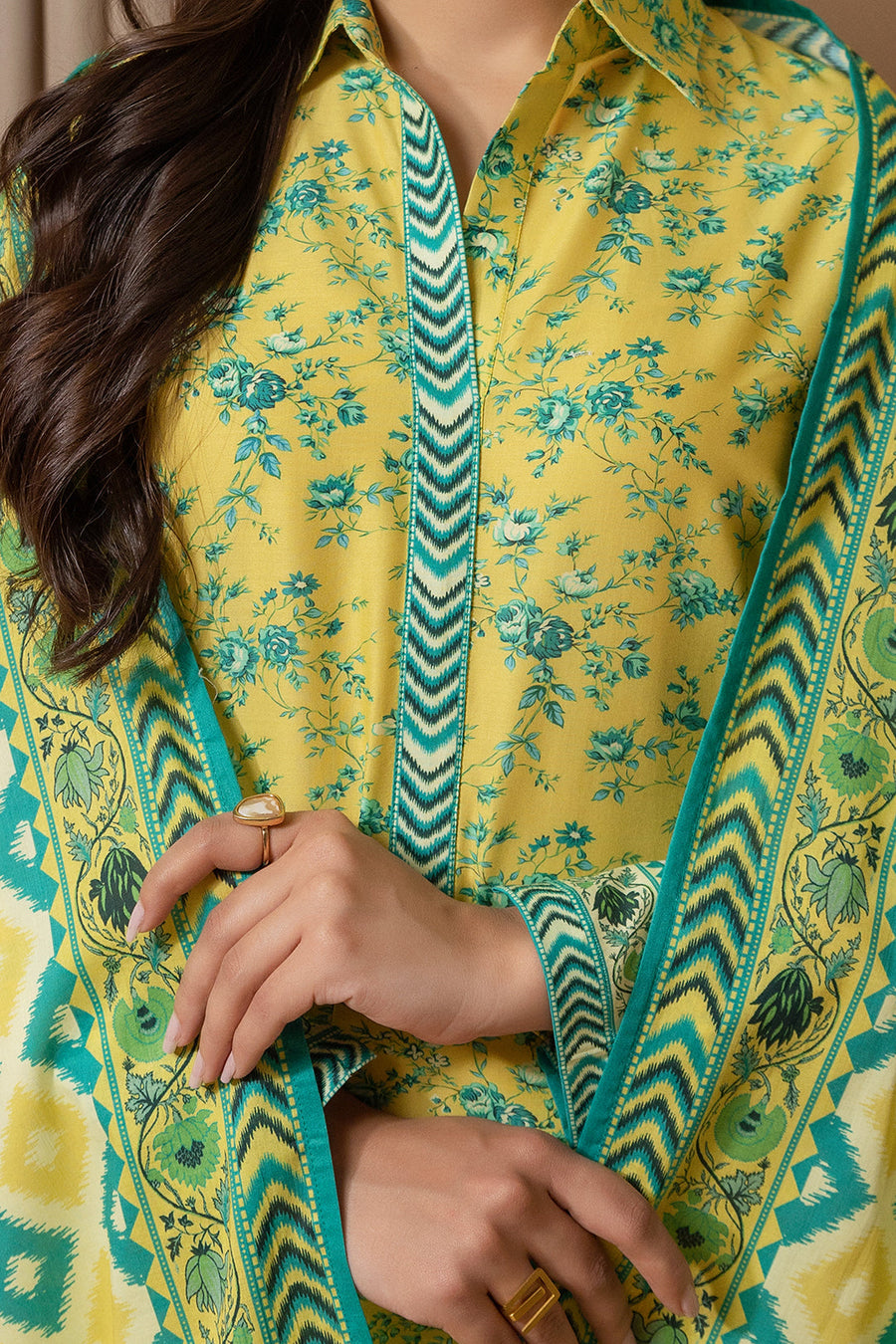 Zellbury Summer Printed Lawn Unstitched 3Pc Suit WUS25X30258
