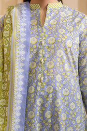 Zellbury Summer Printed Lawn Unstitched 3Pc Suit WUS25X30264