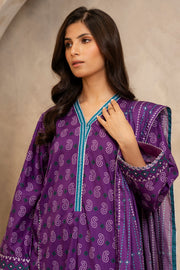 Zellbury Summer Printed Lawn Unstitched 3Pc Suit WUS25X30265