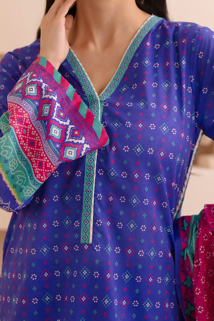 Zellbury Summer Printed Lawn Unstitched 3Pc Suit WUS25X30266