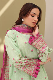 Zellbury Summer Printed Lawn Unstitched 3Pc Suit WUS25X30267