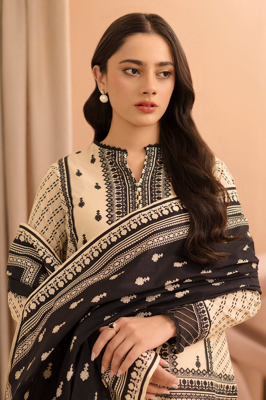 Zellbury Summer Printed Lawn Unstitched 3Pc Suit WUS25X30268
