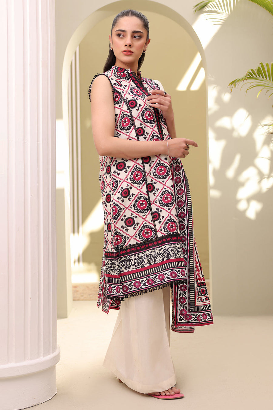 Zellbury Summer Printed Lawn Unstitched 3Pc Suit WUS25X30323