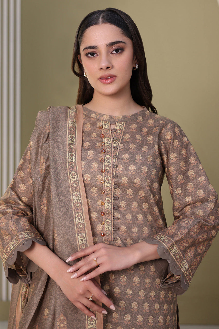 Zellbury Summer Printed Lawn Unstitched 3Pc Suit WUS25X30325