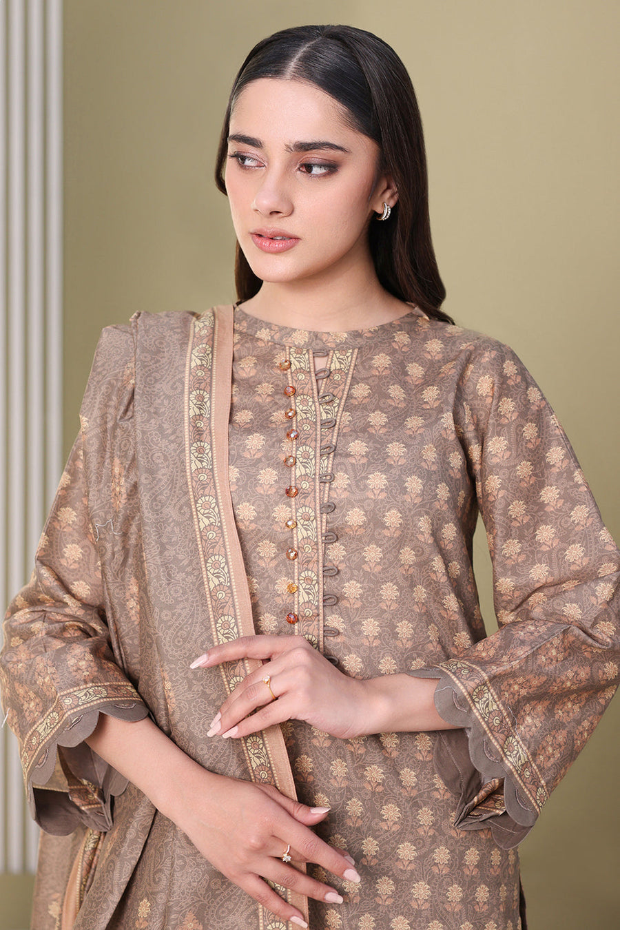 Zellbury Summer Printed Lawn Unstitched 3Pc Suit WUS25X30325