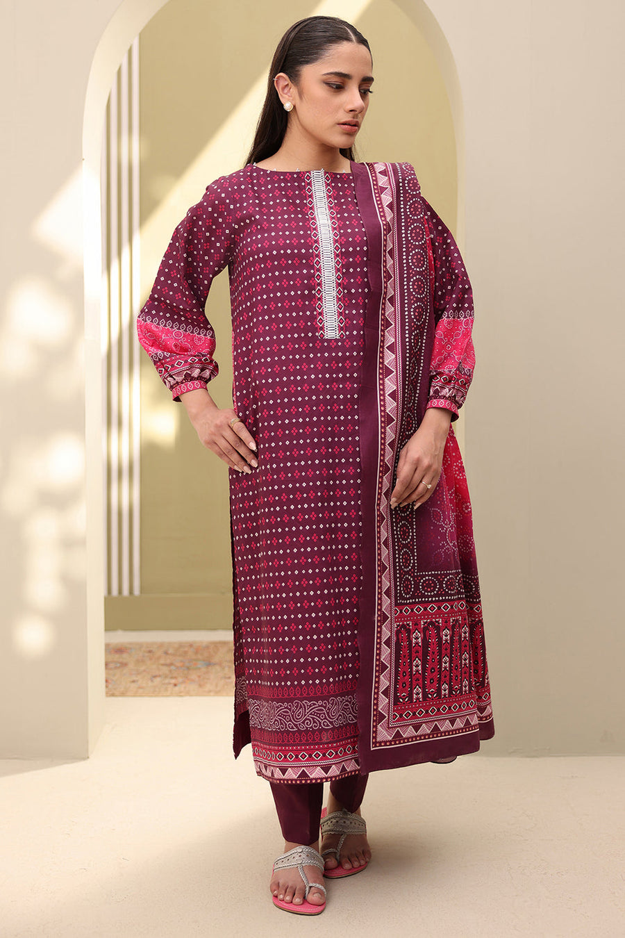 Zellbury Summer Printed Lawn Unstitched 3Pc Suit WUS25X30330
