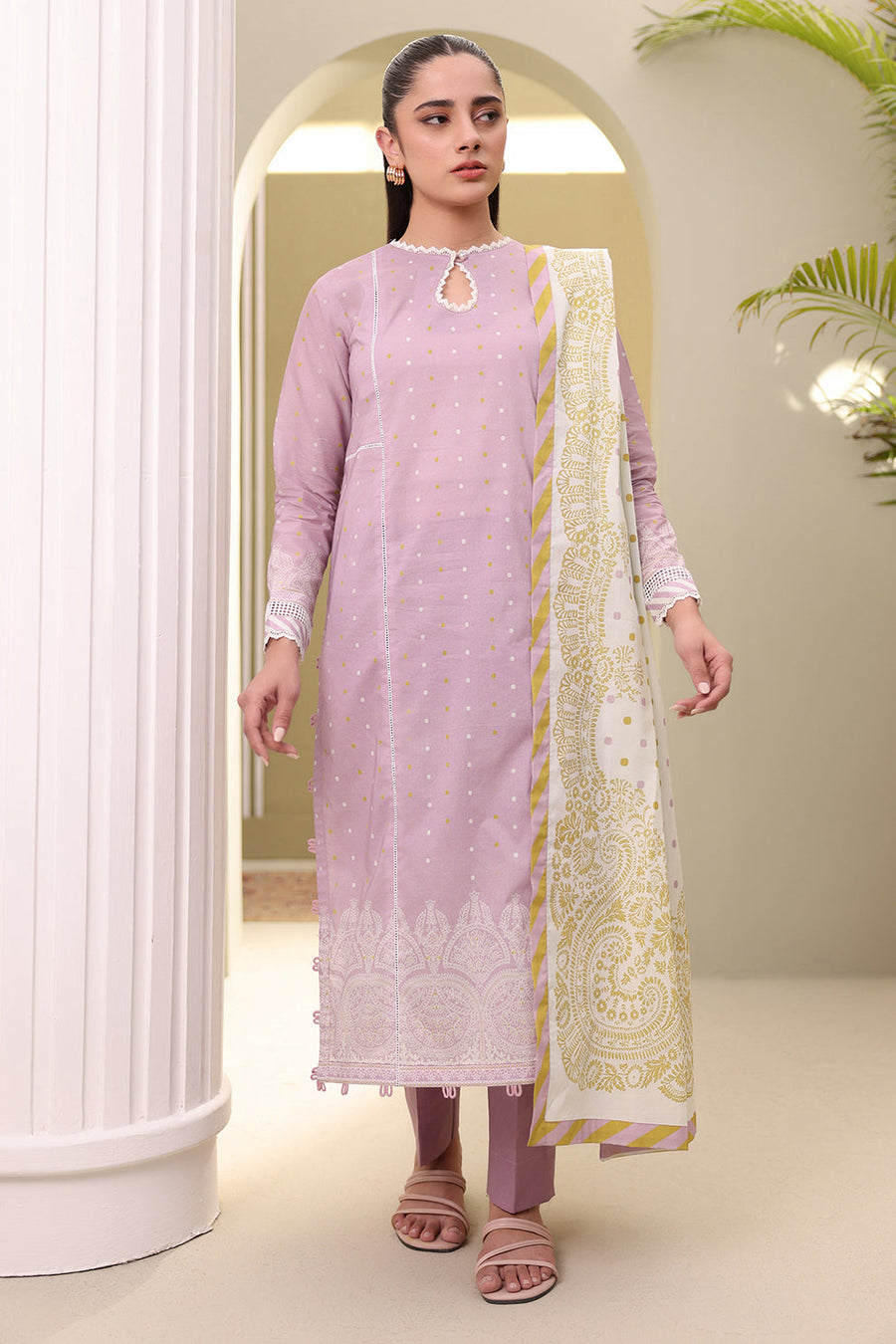 Zellbury Summer Printed Lawn Unstitched 3Pc Suit WUS25X30336