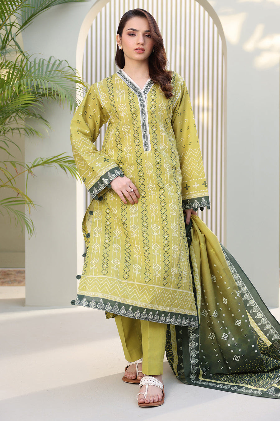 Zellbury Summer Printed Lawn Unstitched 3Pc Suit WUS25X30381