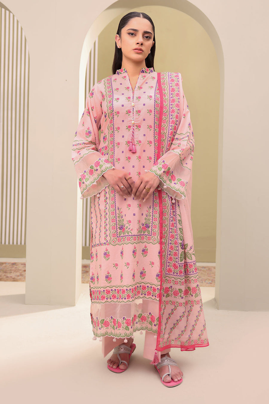Zellbury Summer Printed Lawn Unstitched 3Pc Suit WUS25X30382