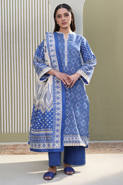 Zellbury Summer Printed Lawn Unstitched 3Pc Suit WUS25X30389