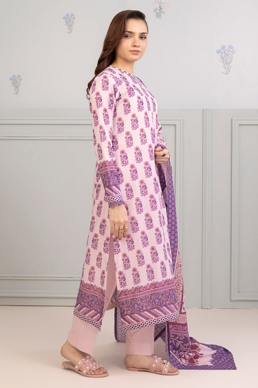 Zellbury Summer Printed Lawn Unstitched 3Pc Suit WUS25X30429