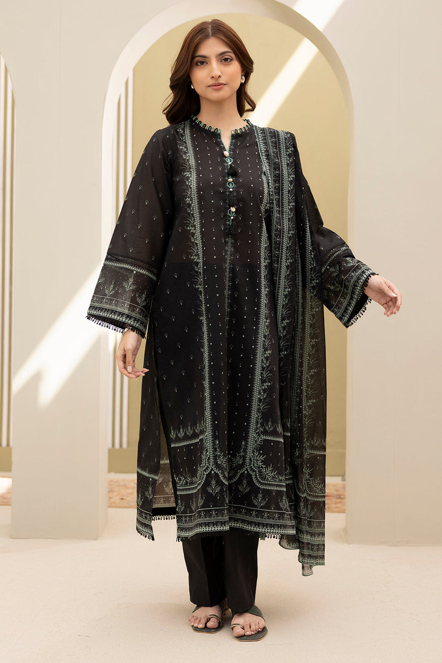 Zellbury Summer Printed Lawn Unstitched 3Pc Suit WUS25X30430