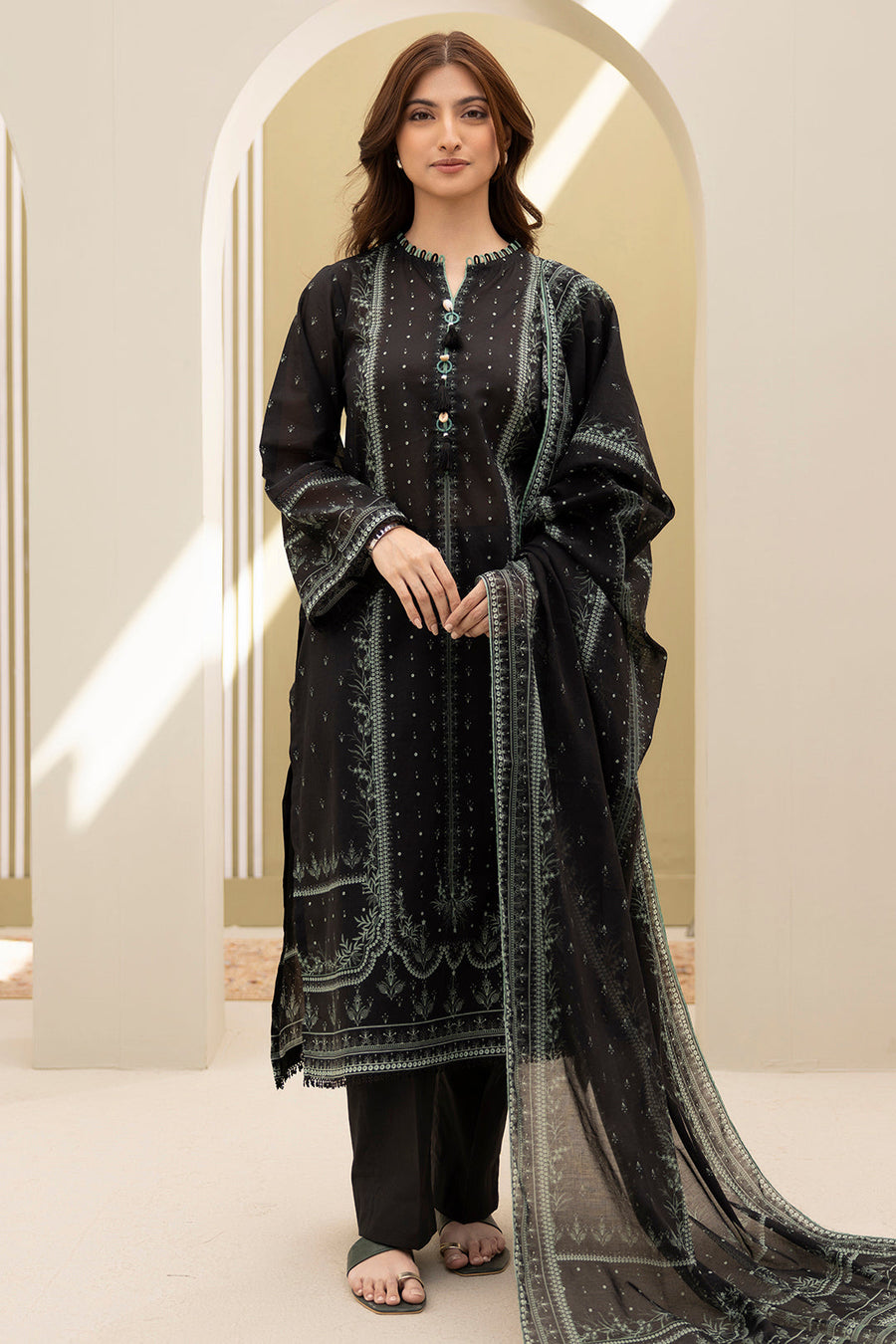 Zellbury Summer Printed Lawn Unstitched 3Pc Suit WUS25X30430