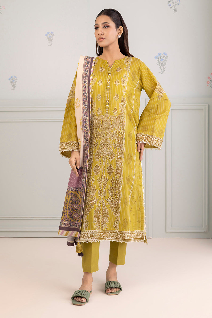 Zellbury Summer Printed Lawn Unstitched 3Pc Suit WUS25X30432