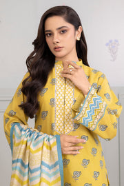 Zellbury Summer Printed Lawn Unstitched 3Pc Suit WUS25X30433