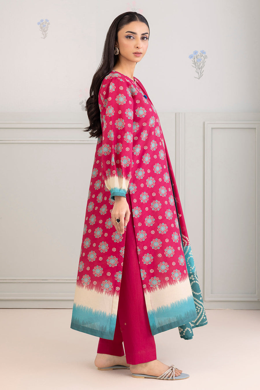 Zellbury Summer Printed Lawn Unstitched 3Pc Suit WUS25X30435