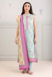 Zellbury Summer Printed Lawn Unstitched 3Pc Suit WUS25X30439