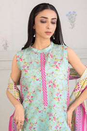 Zellbury Summer Printed Lawn Unstitched 3Pc Suit WUS25X30439