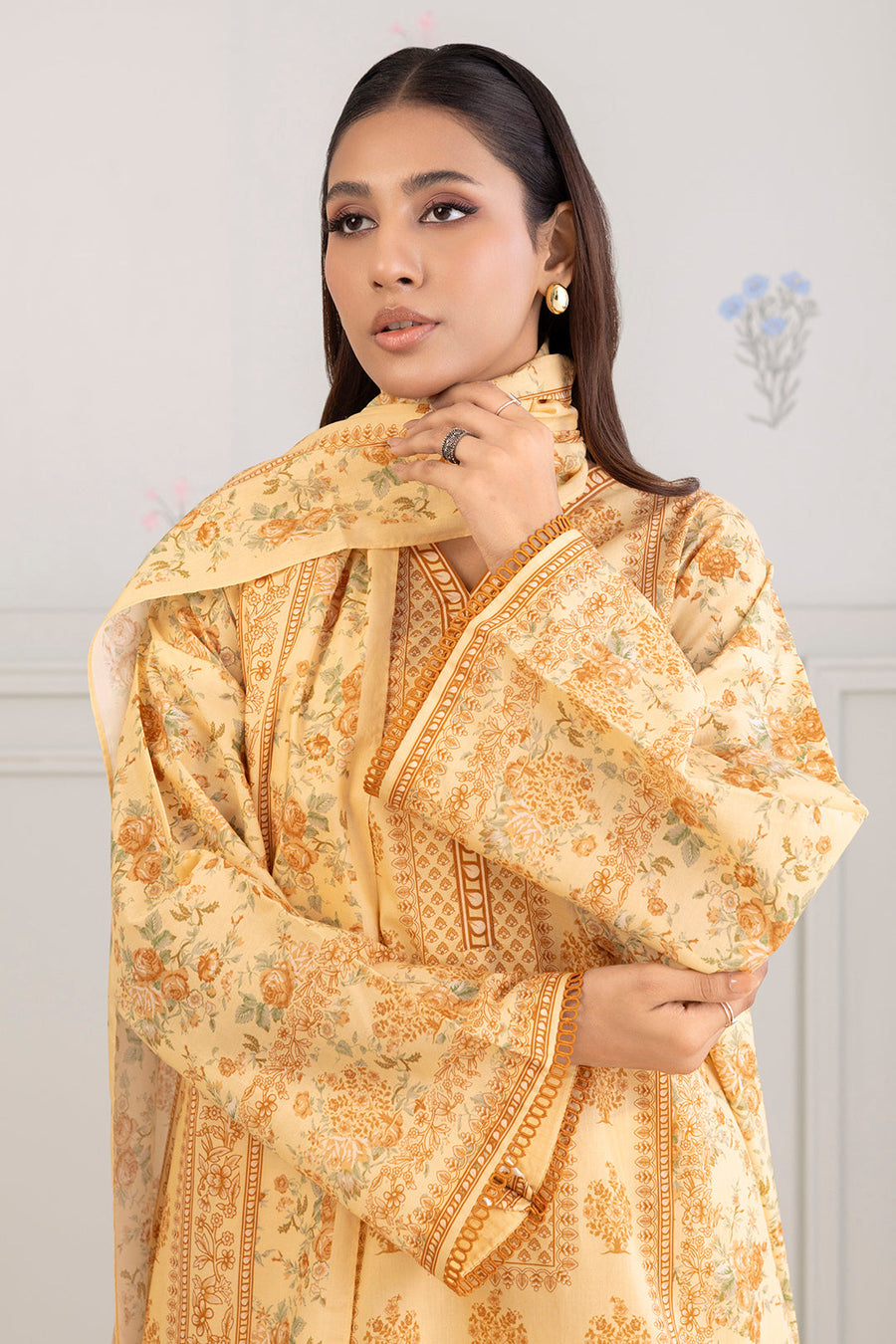 Zellbury Summer Printed Lawn Unstitched 3Pc Suit WUS25X30440