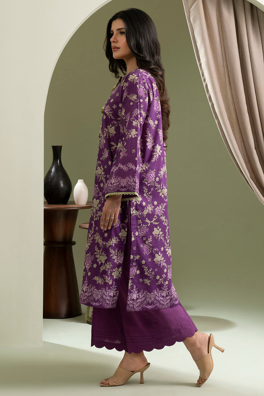 Zellbury Summer Printed Lawn Unstitched 3Pc Suit WUS25X30444